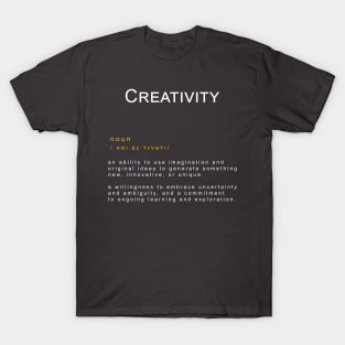Motivational Word: Creativity T-Shirt